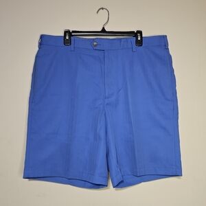 Donald Ross Golf Shorts Men's Size 38 x 8.5 Patriot Blue Flat Front Casual Dress